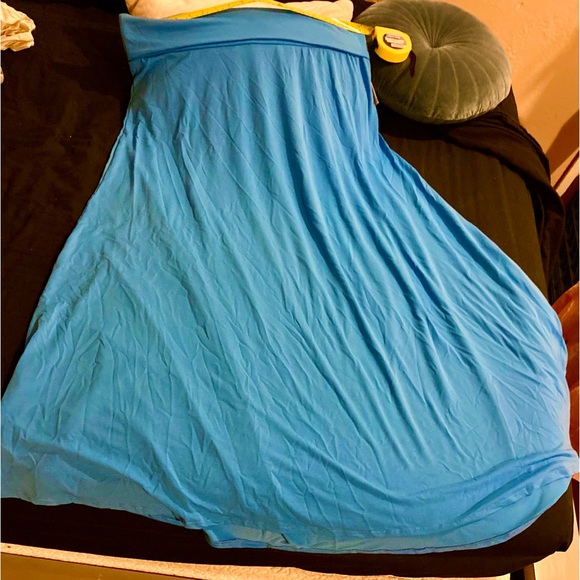 COPY - LulaRoe Blue Maxi Skirt 3XL - Picture 2 of 6